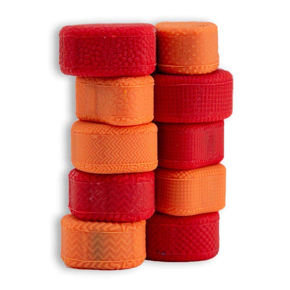 On Trend Goods PBLZ Set of 10 Magnetic Rocks (Red)