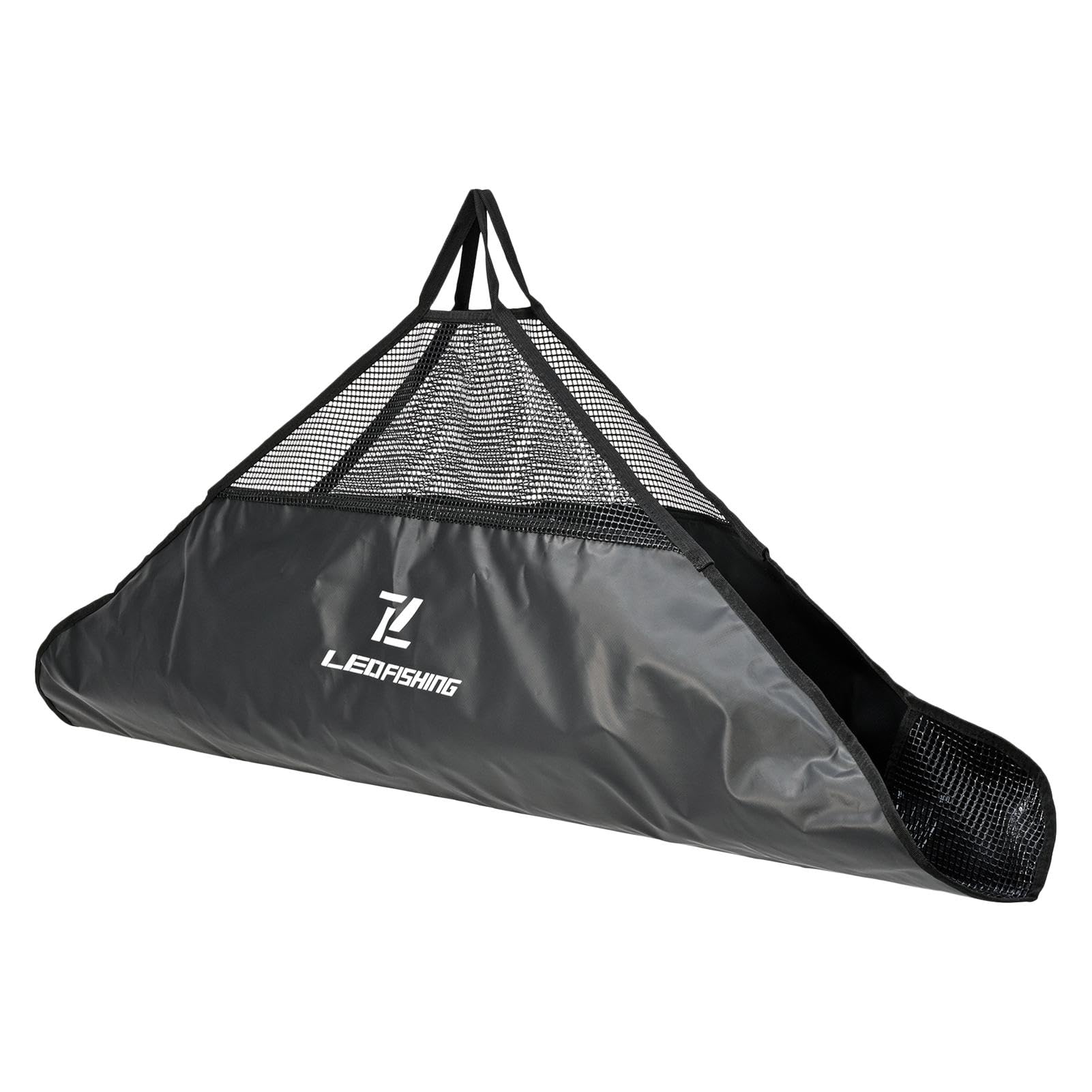 Sac de Pêche Portable pour Kayak - Peser et Protéger le Poisson - Écharpe de Pesée avec Poignée pour Gros Bar, Carpe
