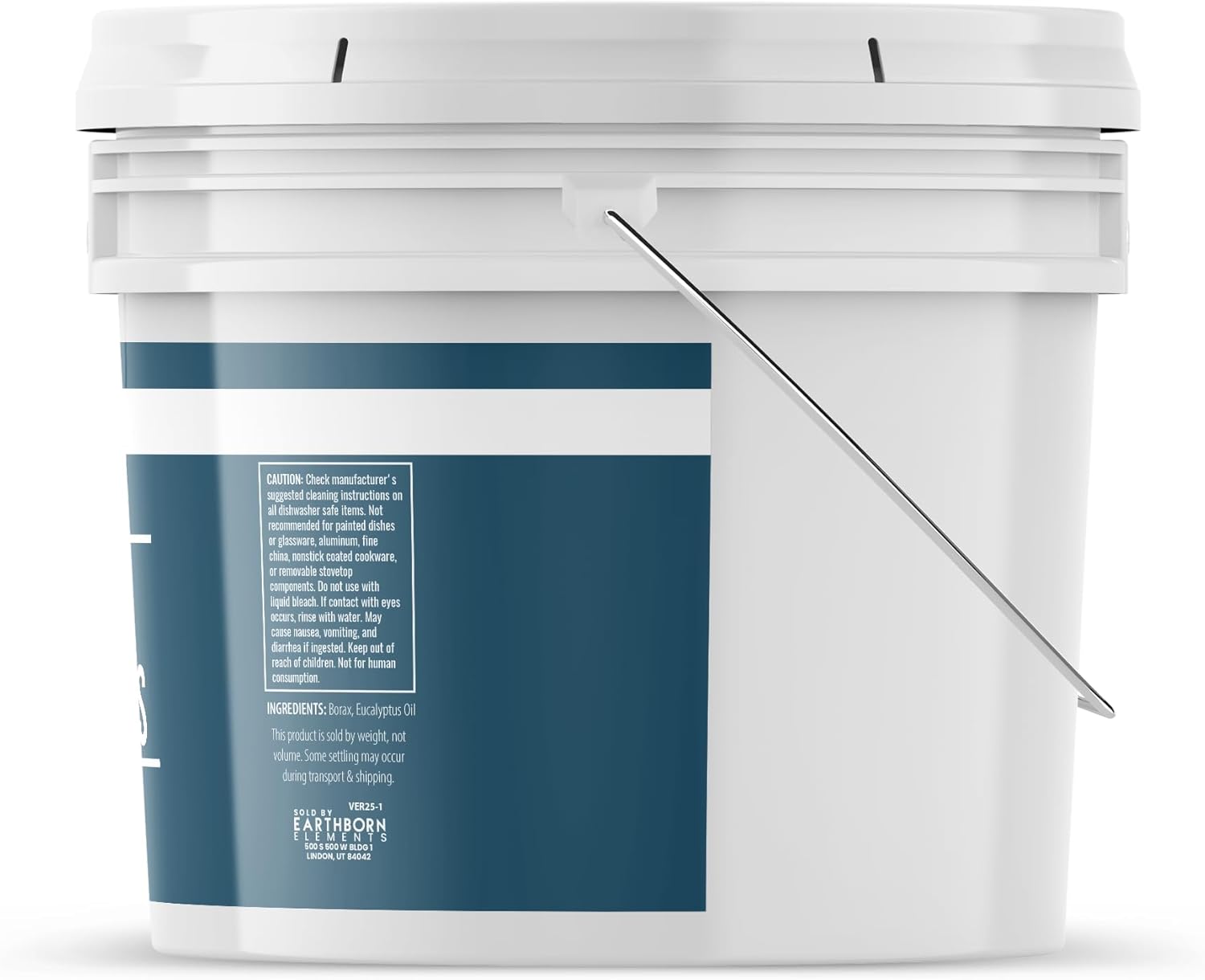 Earthborn Elements Borax Essential Oil Eucalyptus Scented, 1 Gallon Bucket, Clean & Refreshing Scent, Laundry Additive