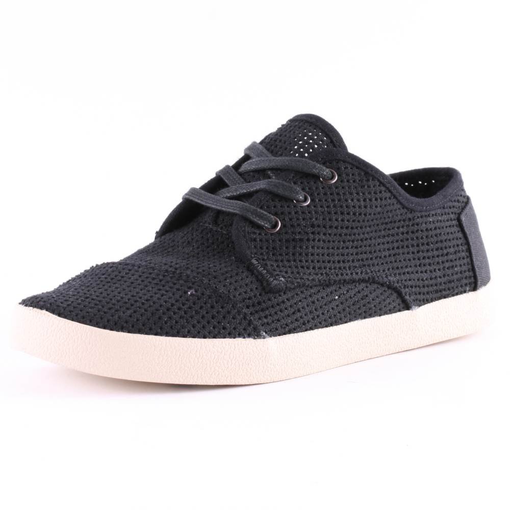 Toms Women's Canvas Perforated Paseos - Black