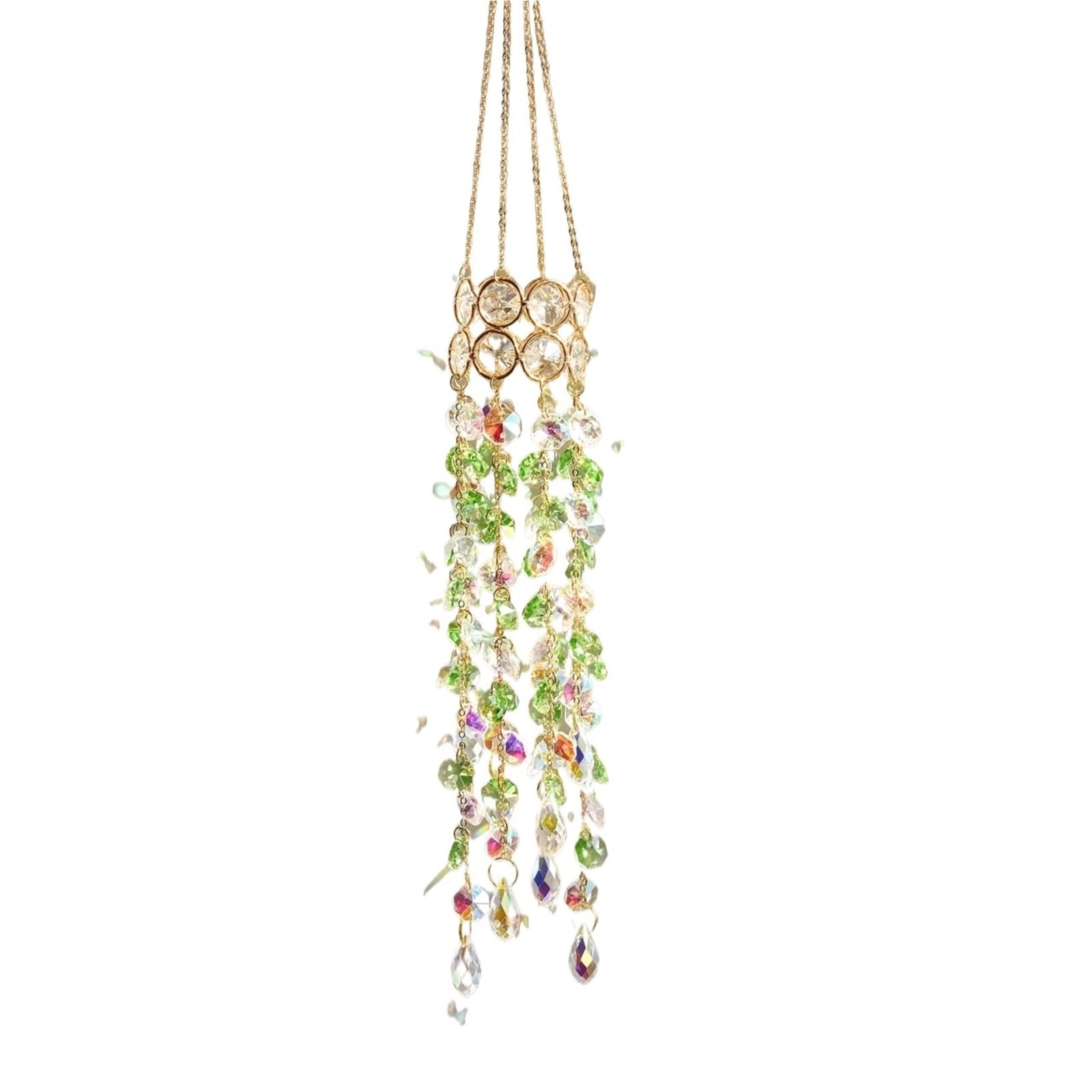 ZUXWUX Sun Catcher Hanging Window Garden Crystal Sun Catcher Suitable For Indoor And Outdoor Decoration Party(Color7)