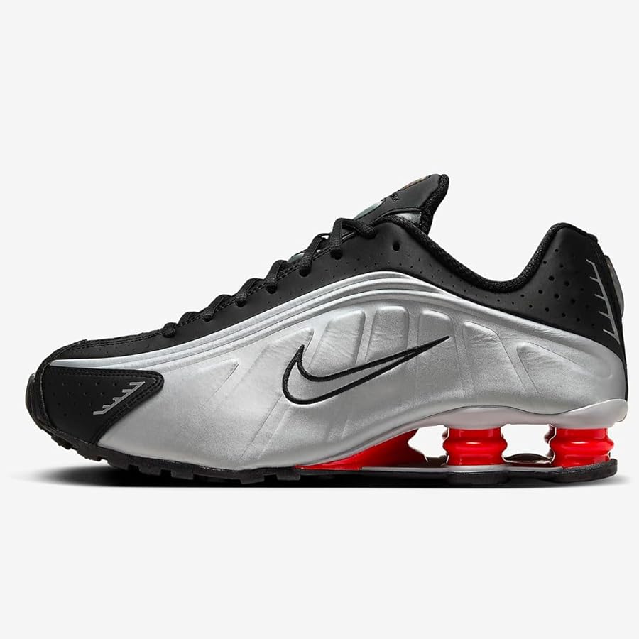 Nike Shox R4 ブラック/メタリックシルバー/オレンジ NIKE SHOX R4 BLACK/METALLIC SILVER-MAX ORANGE（ナイキ