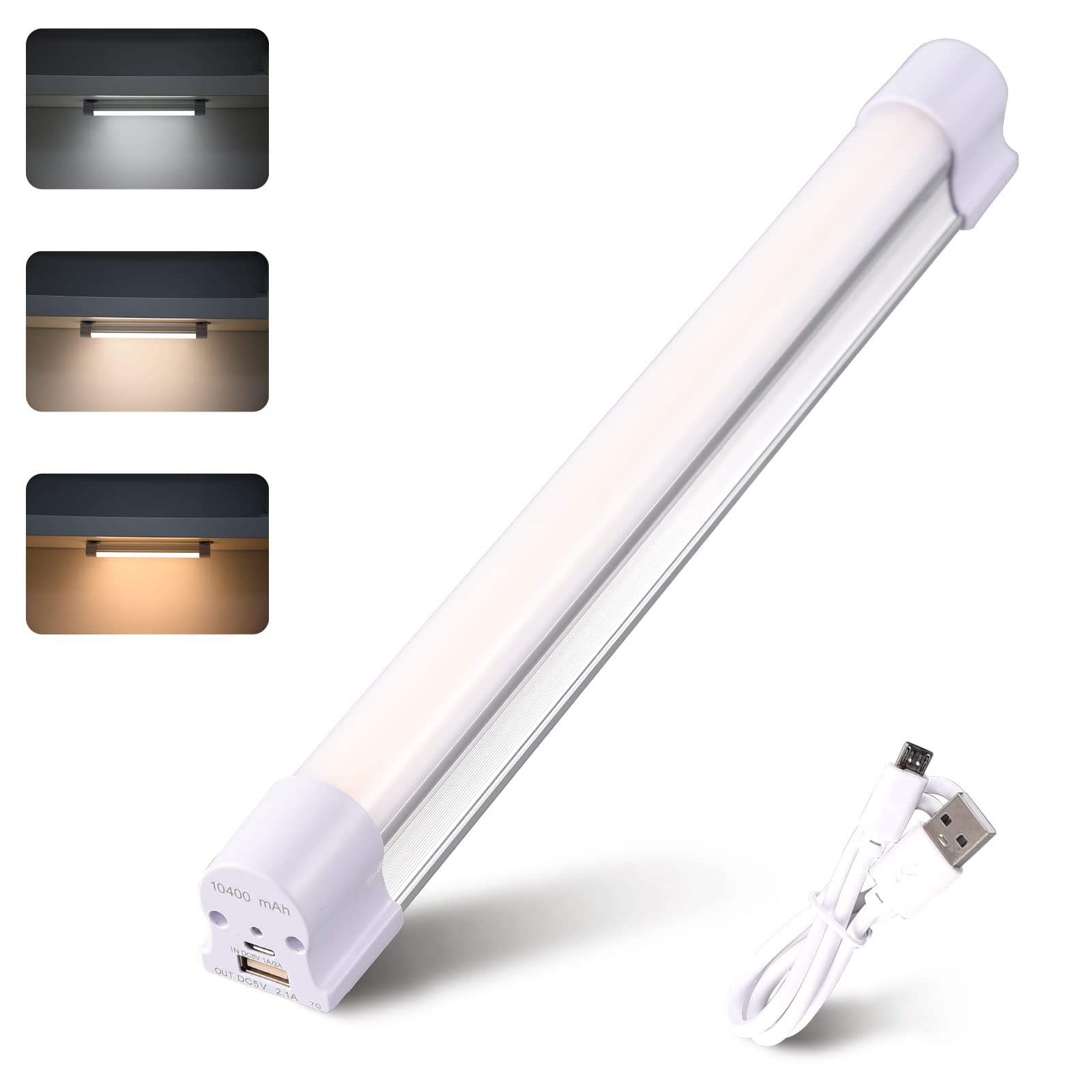 Amazon | LETOUR ledキッチンライト 作業灯 USB充電式 10400mAh 