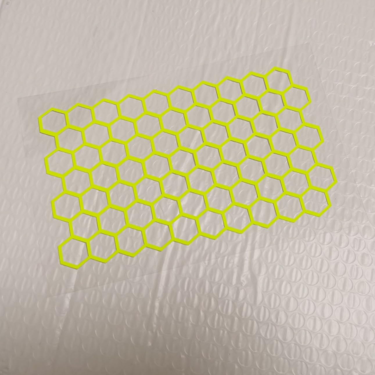 HAfgDJ Motorcycle Stickers Modification Waterproof Honeycomb Reflective Helmet Decal