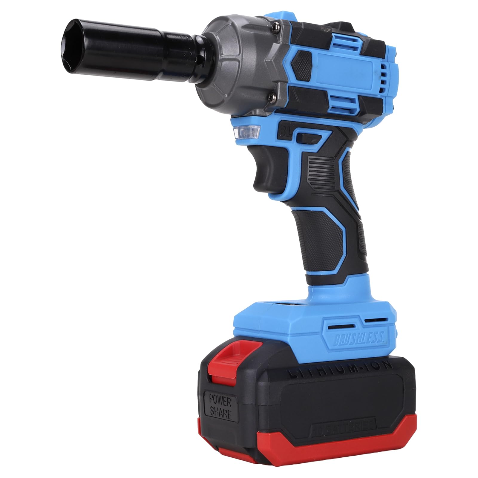 liomey Cordless Impact Wrench Kit,21V Max 1/2 Impact Gun with