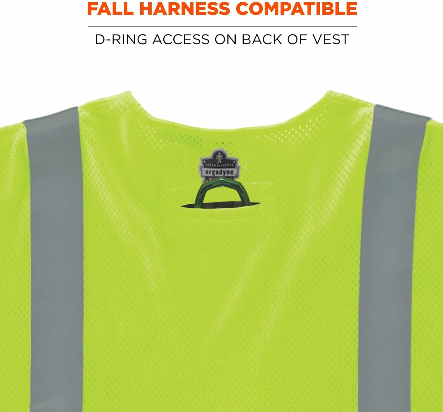 Ergodyne unisex adult Class 3 FR Safety Vest Sleeves H L, Lime, Small-Medium