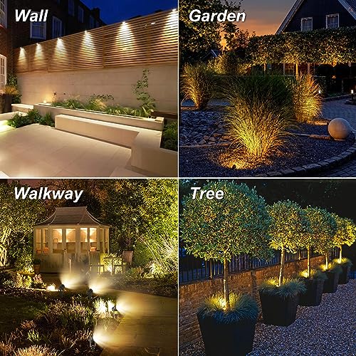 Solar-Spot-Lights-Outdoor-Solar-Landscape-Spotlights-IP65-Waterproof-98ft-Cable-Dusk-to-Dawn-Solar-Uplights-for-Tree-Garden-Yard-Driveway-Porch-Walkway-Pool-6-in-1-3000K-Warm-White Solar Spot Lights Outdoor Solar Landscape Spotlights IP65 Waterproof 98ft Cable Dusk to Dawn Solar Uplights for Tree Garden Yard Driveway Porch Walkway Pool 6 in 1 3000K Warm White
