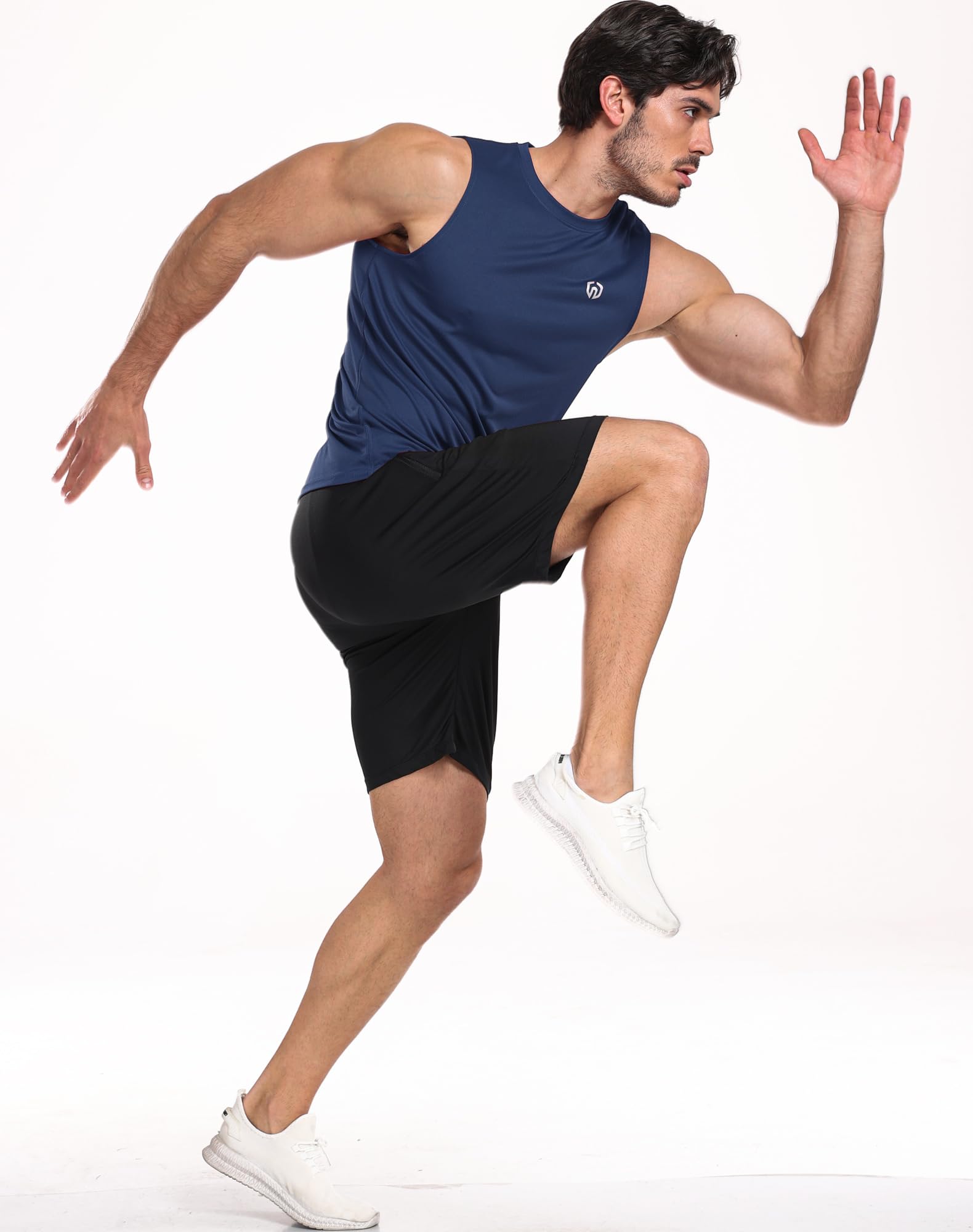 Neleus Herren Workout Laufshirt (3er Pack)