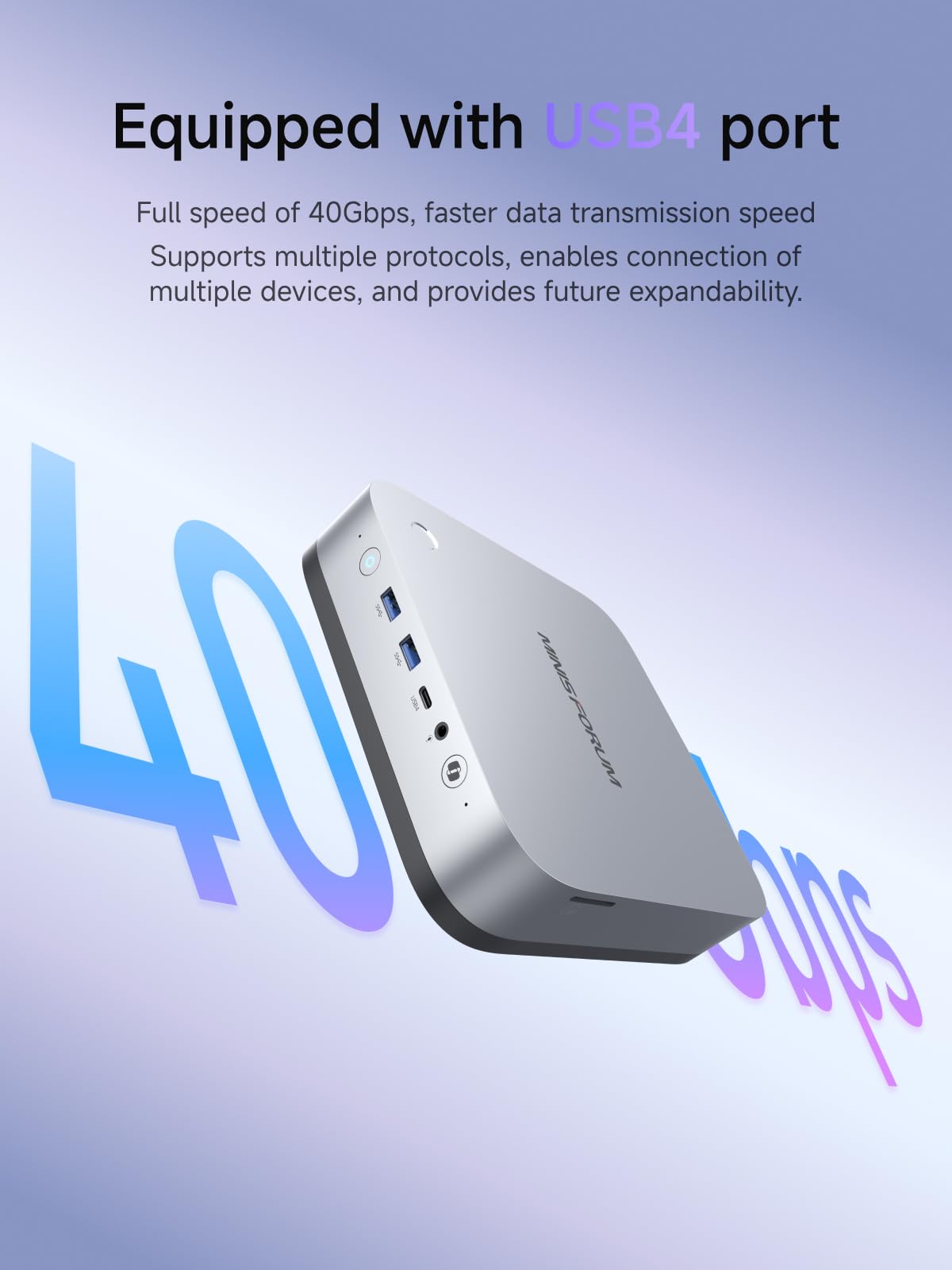 MINIS FORUM AI X1 Pro Mini-PC Barebone, AMD Ryzen AI 9 HX 470 (12C/24T, bis zu 5,2 GHz), Radeon 890M, 4K Quad Display, Dual 2,5G LAN, Wi-Fi 7, Bluetooth 5.4, USB4, OCuLink, ohne RAM/SSD