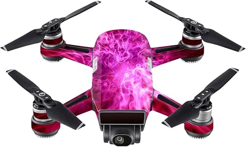 Miniatura 9 de MightySkins Skin compatible con DJI Spark Mini - Blue Flames  Funda protectora de vinilo duradera y única  Fácil de aplicar, quitar y cambiar de