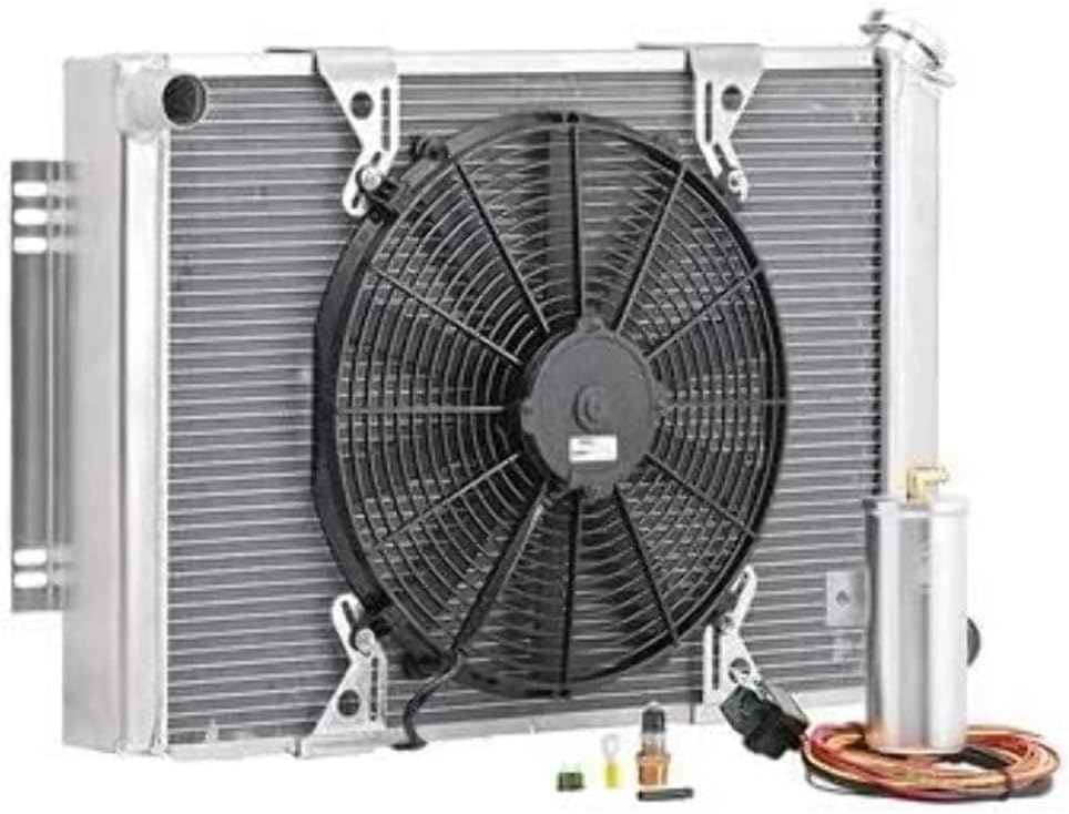 Be Cool 22165 Aluminator Natural Finish Radiator Module