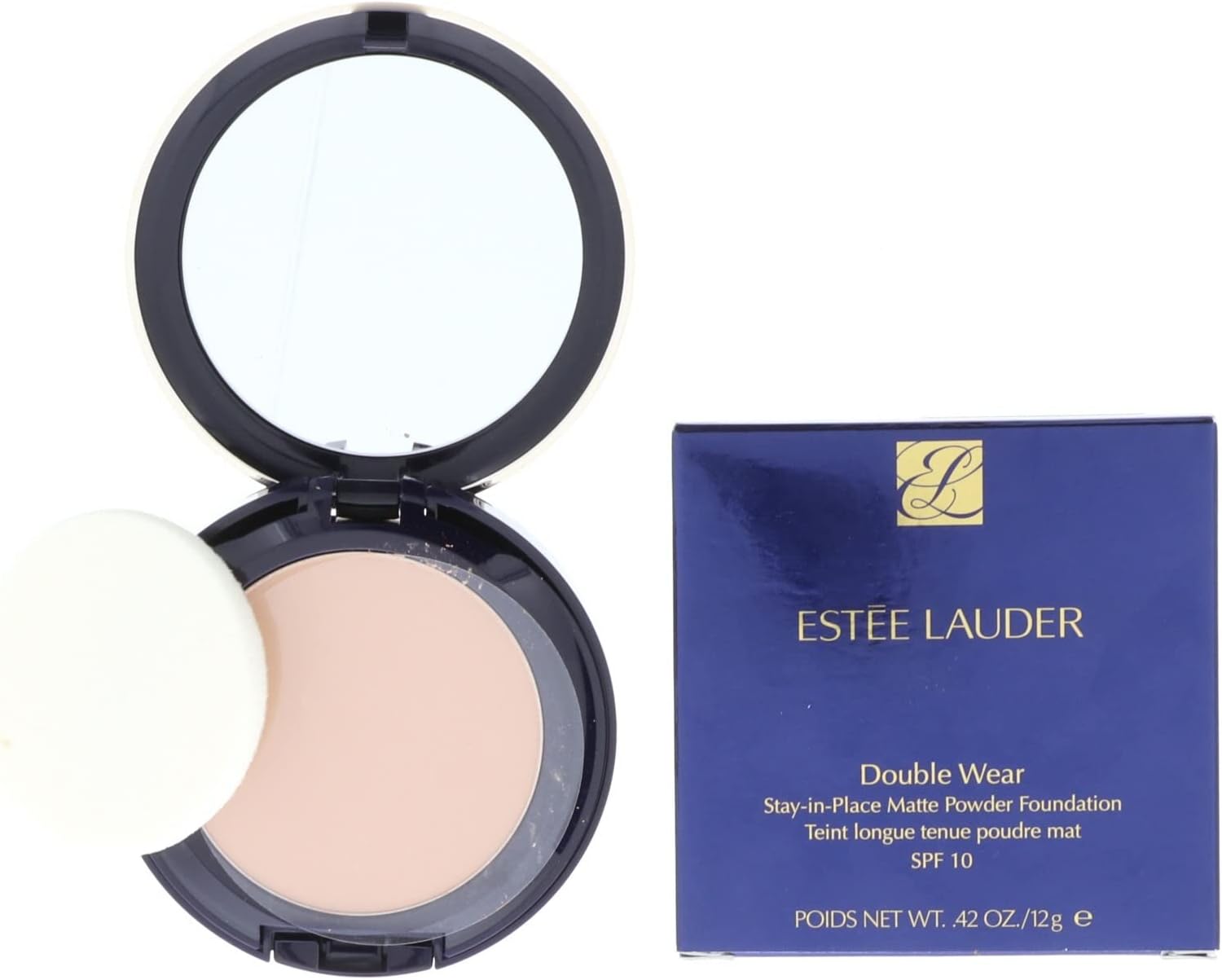 Estee Lauder Double Wear Foundation 0.42 Oz Estee Lauder/Double Wear Stay-In-Place Powder Makeup 3c2 Pebble .42 Oz Teint Longue Tenue Extreme