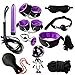 ZeeKoug Set di 12 Pezzi di Accessori per L'Allenamento di Yoga in Nylon Viola, Regolabile, Leggero E Confortevole, Utilità, Regalo Sorpresa per La Festa immagine