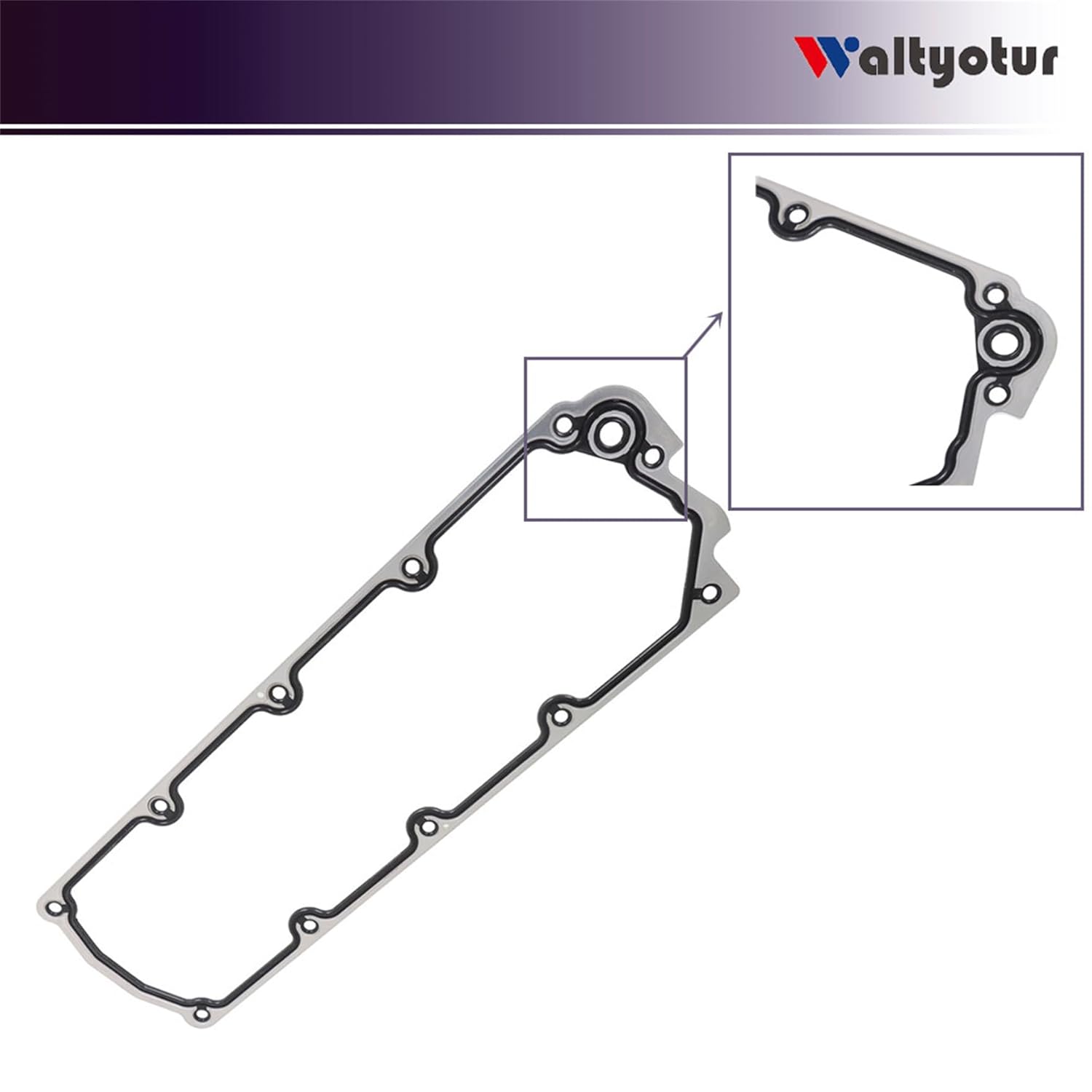 LS Valley Cover Gen 4 with Gasket Bolts 12598832 12610141 Replacement for 2007-2013 LS2 LS3 LS7 Non AFM DOD Sierra