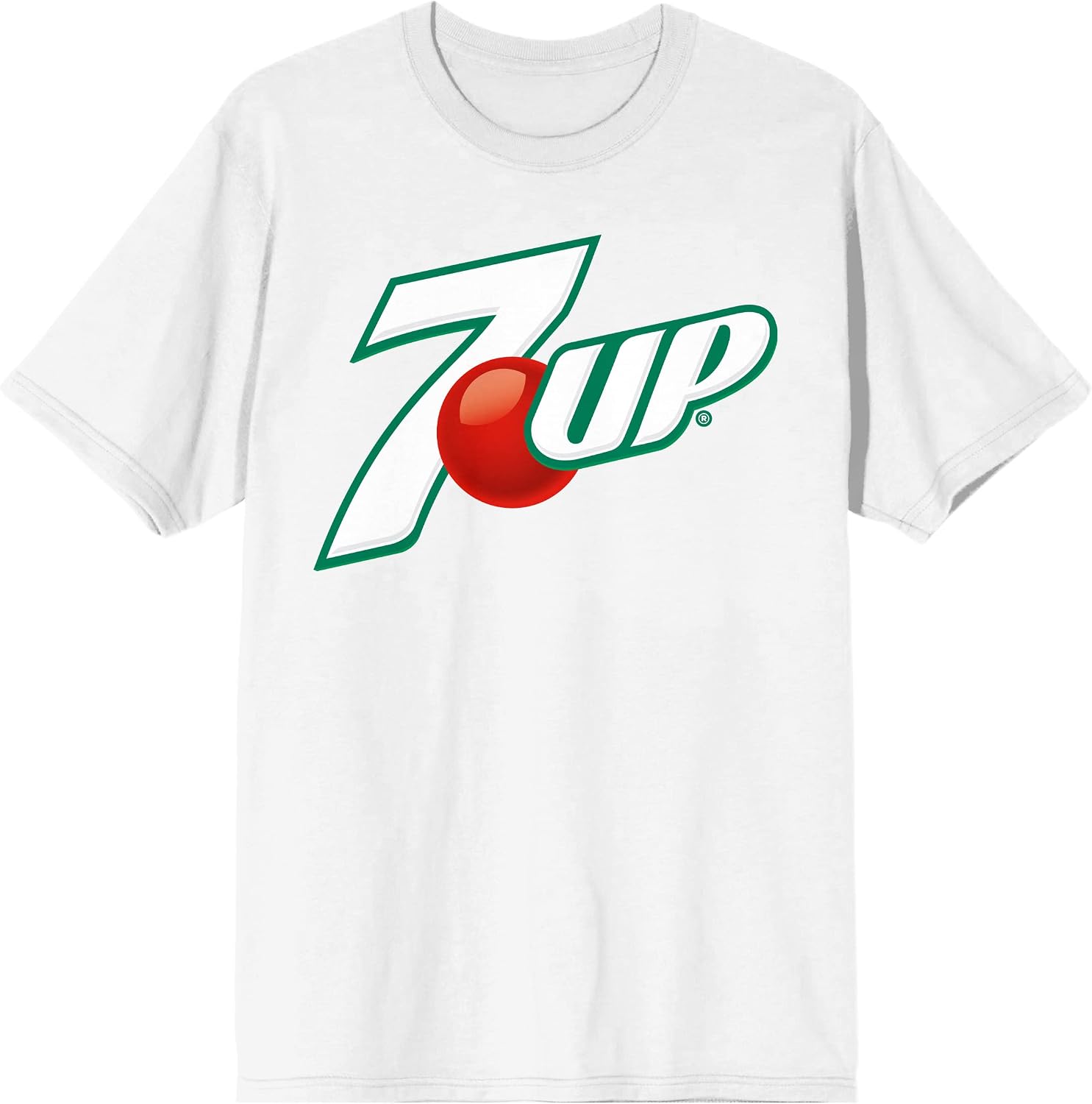 Bioworld 7UP Soft Drink Logo Men's White Tshirt