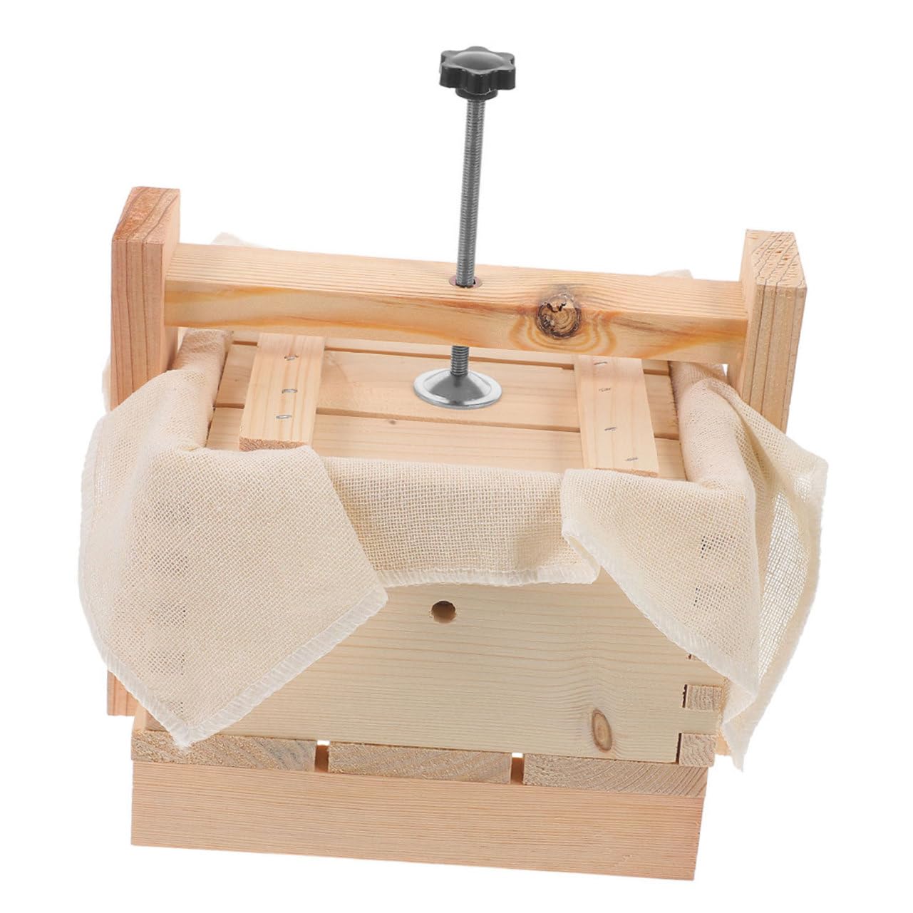 Unomor 1set Tofu Maker Kit Wooden Tofu Press Mold Fresh Cheese Precision Kitchen Tool Easy to Use for