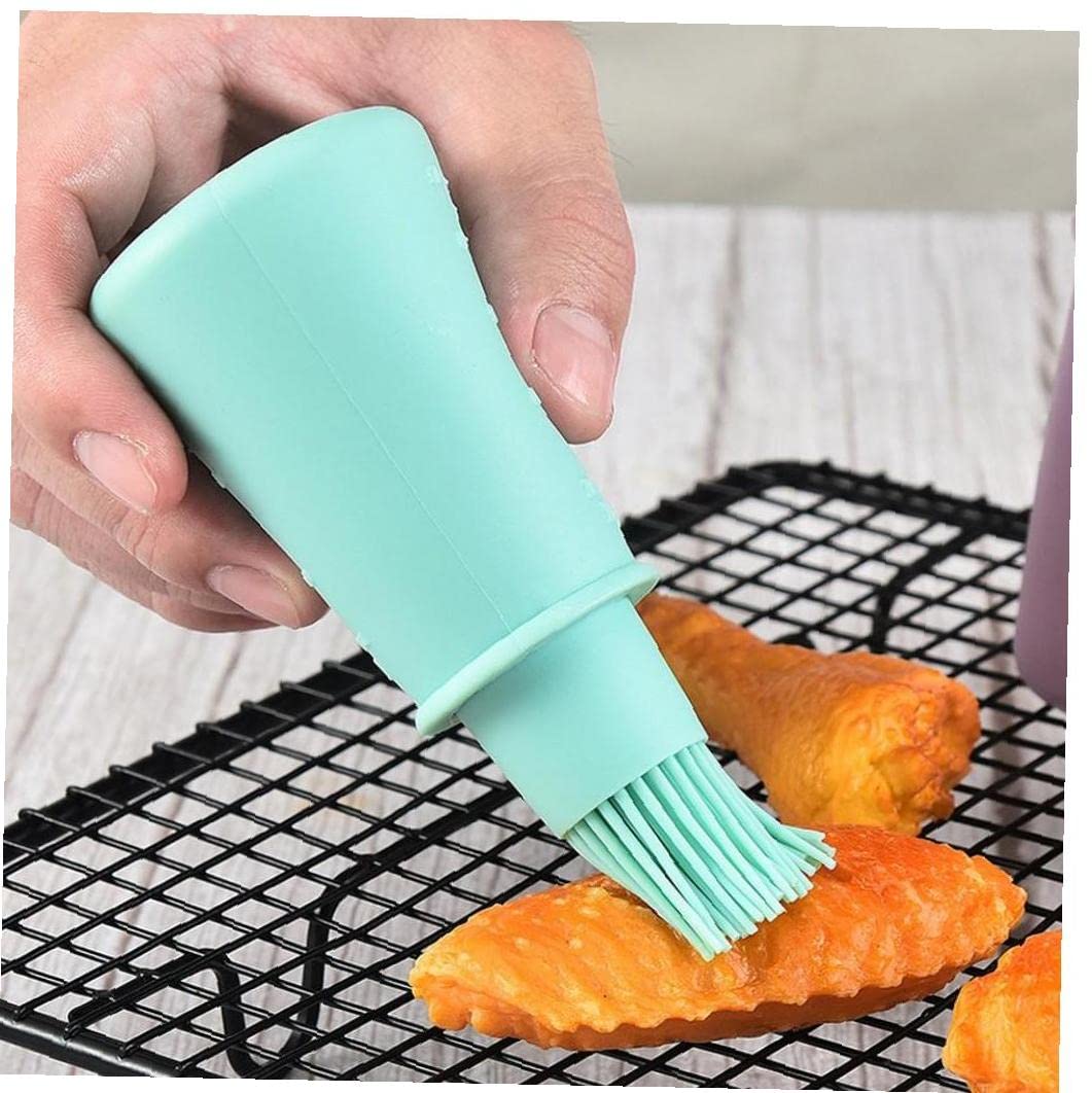 Flacon Pinceau à Huile En Verre Et Silicone - Distributeur De Sauce Avec Brosse Intégrée (300 Ml) - 3