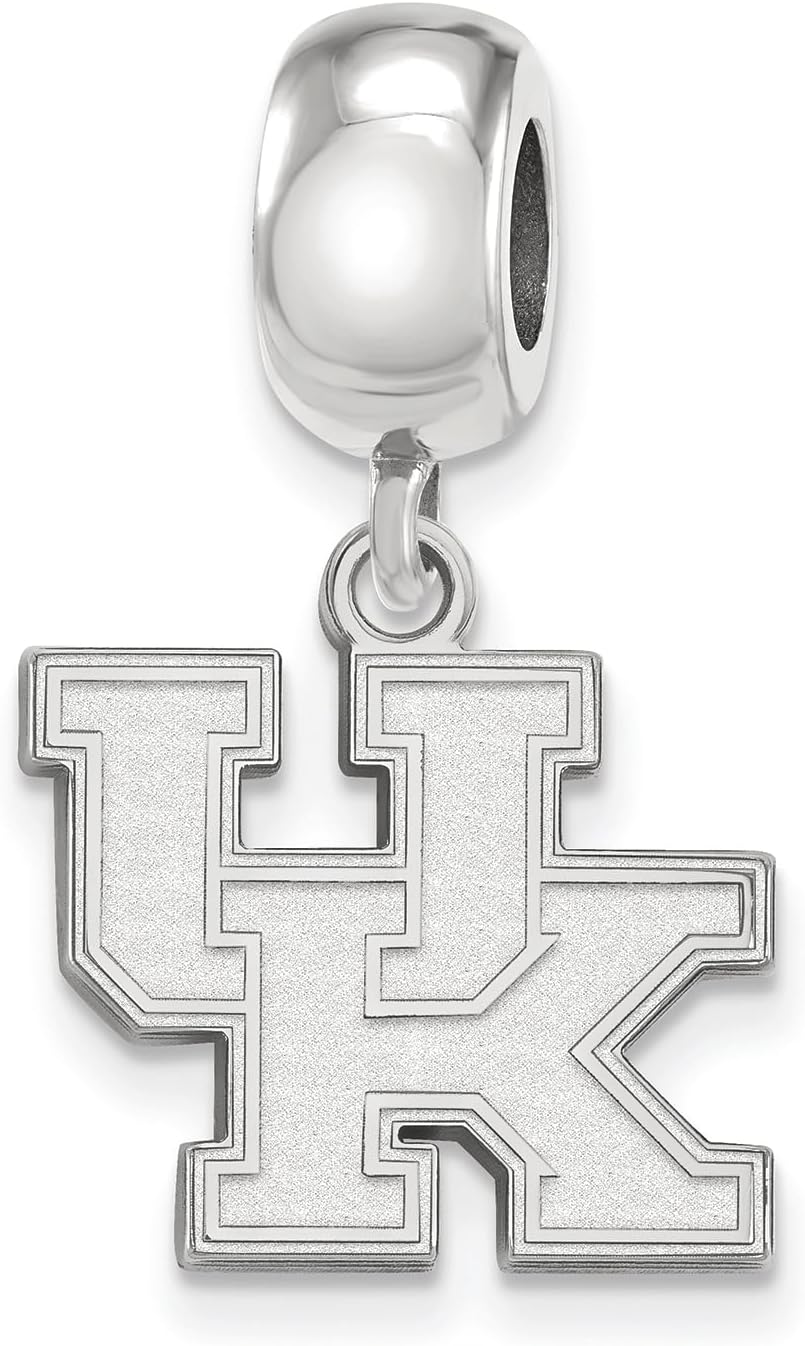 Kentucky Bead Charm Small (1/2 Inch) Dangle (Sterling Silver)