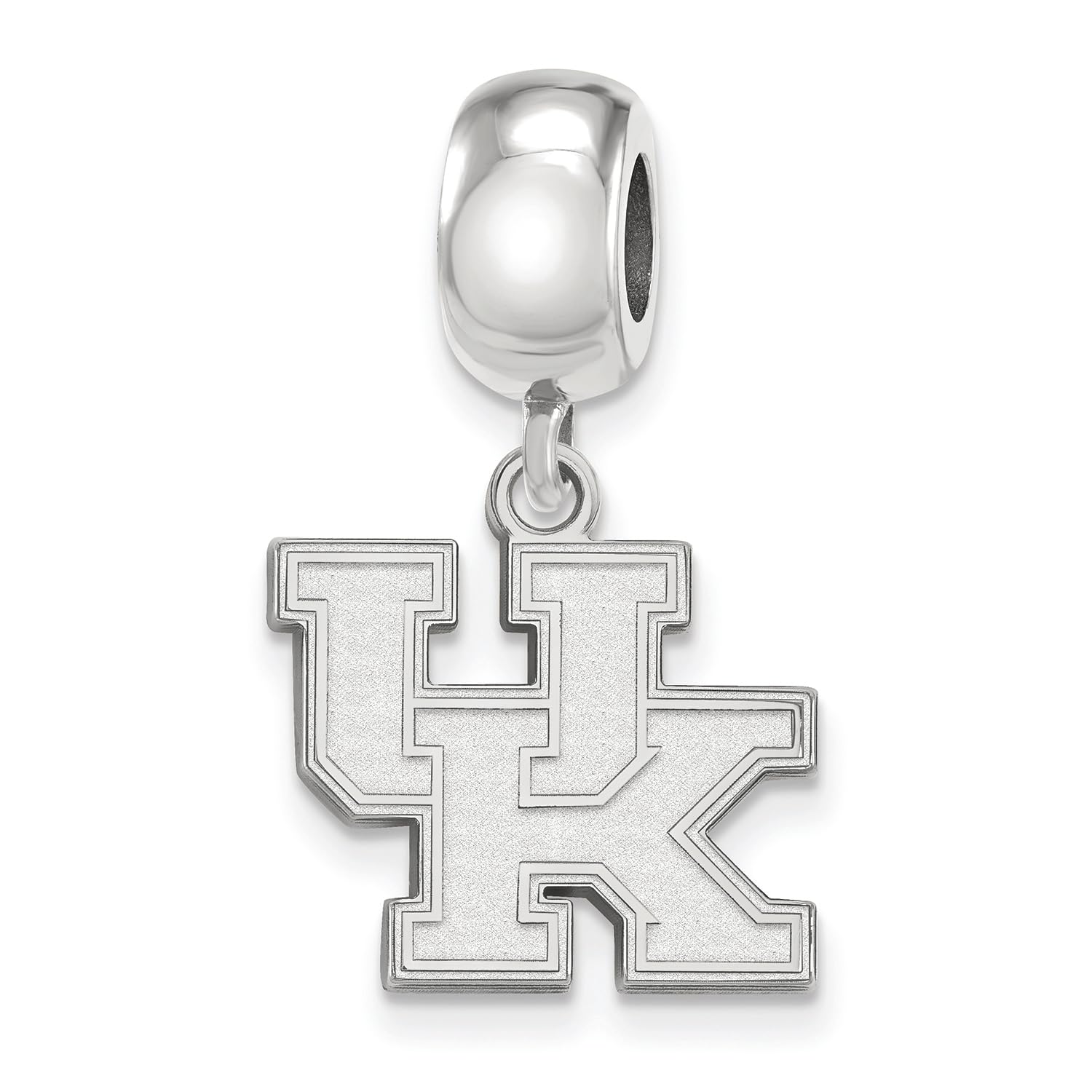 Kentucky Bead Charm Small (1/2 Inch) Dangle (Sterling Silver)