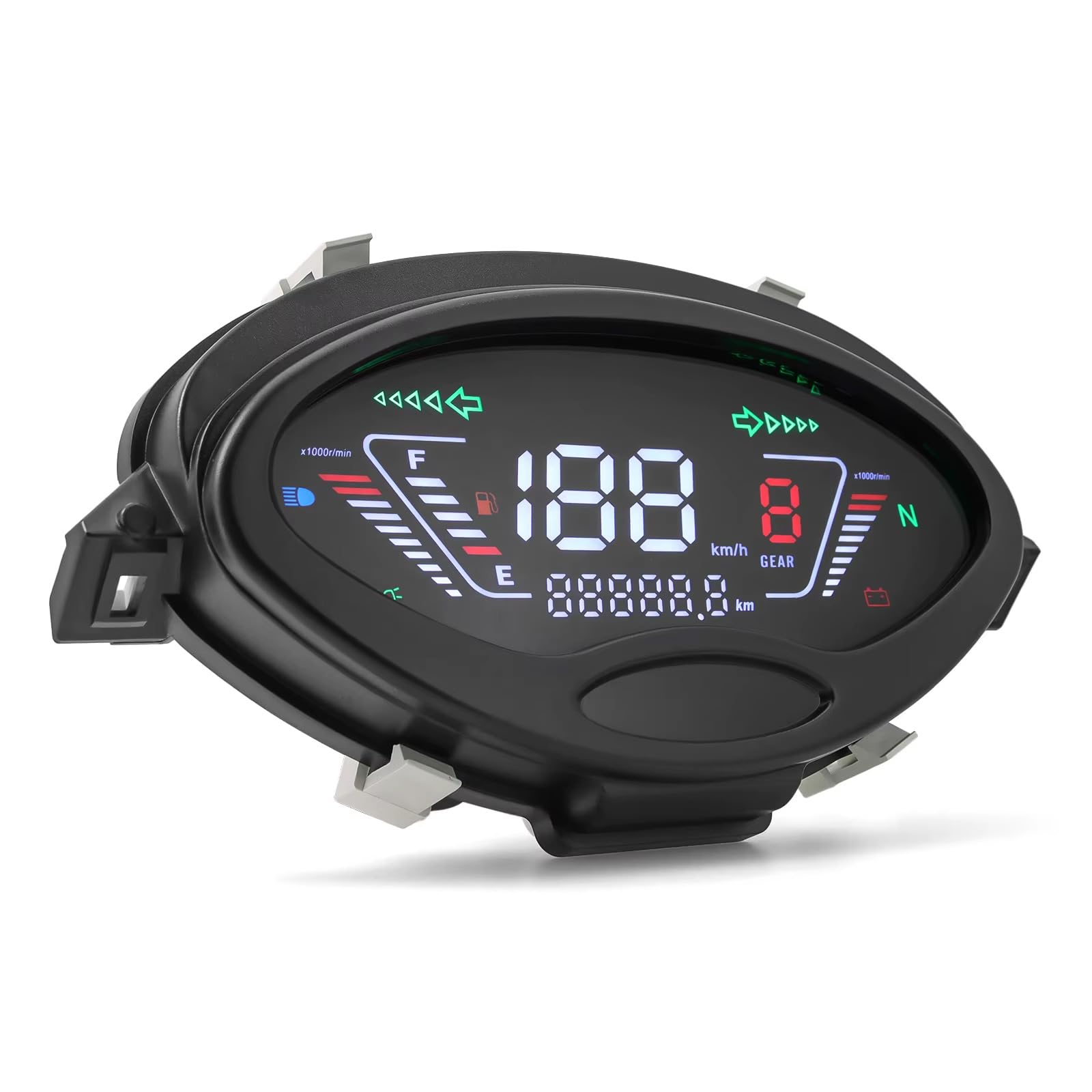 KMGDM Motorcycle Digital Speedometer LCD Dashboard Fuels Display Gear Instrument Panel For 125 X & D WAVE125 Wave125S