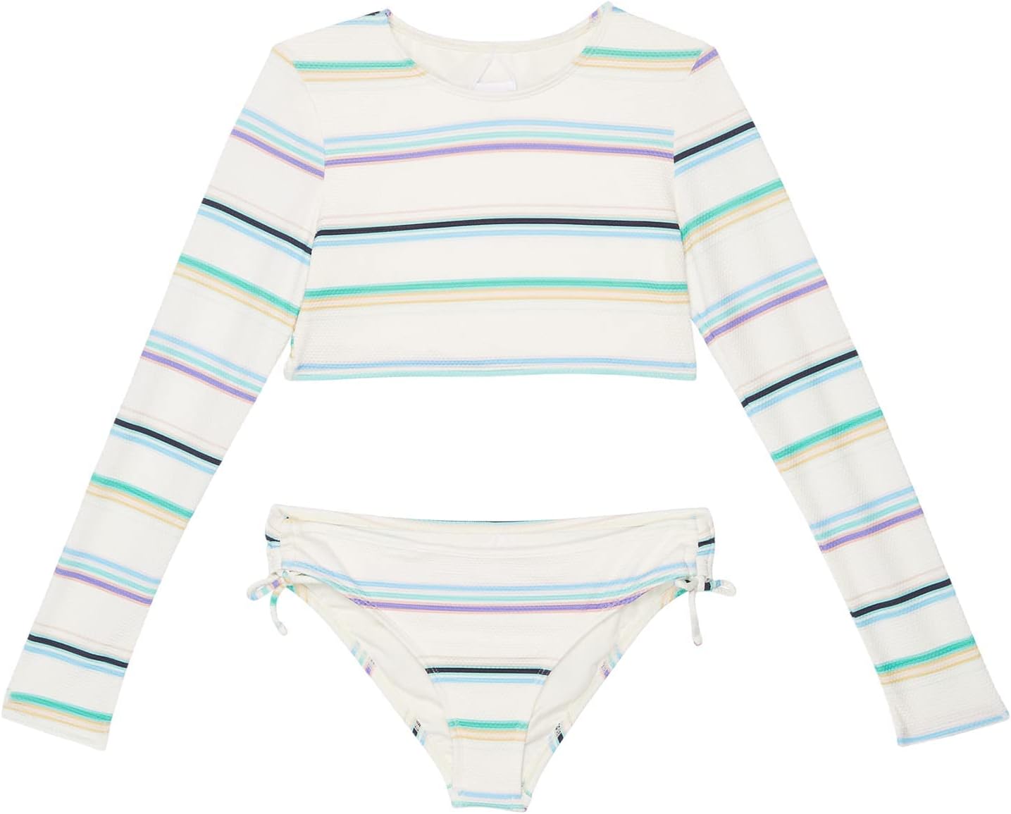 O'Neill Girl's Lowtide Long Sleeve Crop Top Set (Little Kids/Big Kids)
