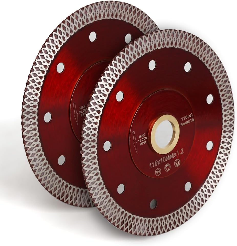 10" Super Thin Diamond Saw Blade for Cutting Porcelain Tile Granite Marble Ceramic Tile