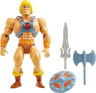 Masters of the Universe Origins He-Man Action Figure, Battle Character for Storytelling Play and Display, Gift for 6 to 10...