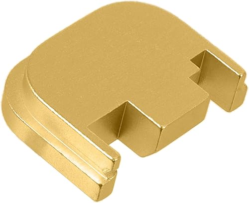 Miniatura 5 de NDZ Performance Placa de cubierta deslizante trasera para Glock Gen 1-4 0.354 in, .40 S&W, .357 SIG 0.394 in, aluminio anodizado grabado con láser