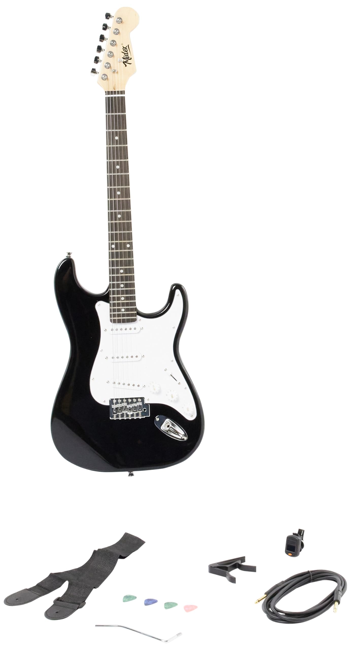 Midex RPH30WBS-BAG Profesyonel Elektro Gitar (Stand Gigbag Askı Capo Tuner Pena Kablo Yedek Tel)