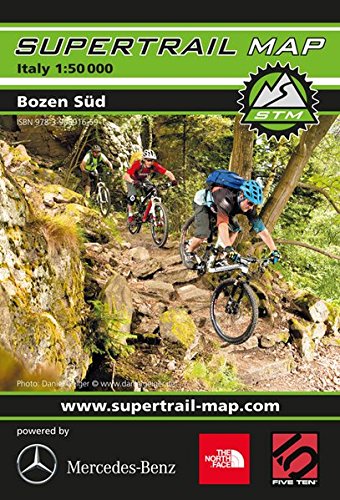 Supertrail Map Bozen Süd: Maßstab 1:50 000
