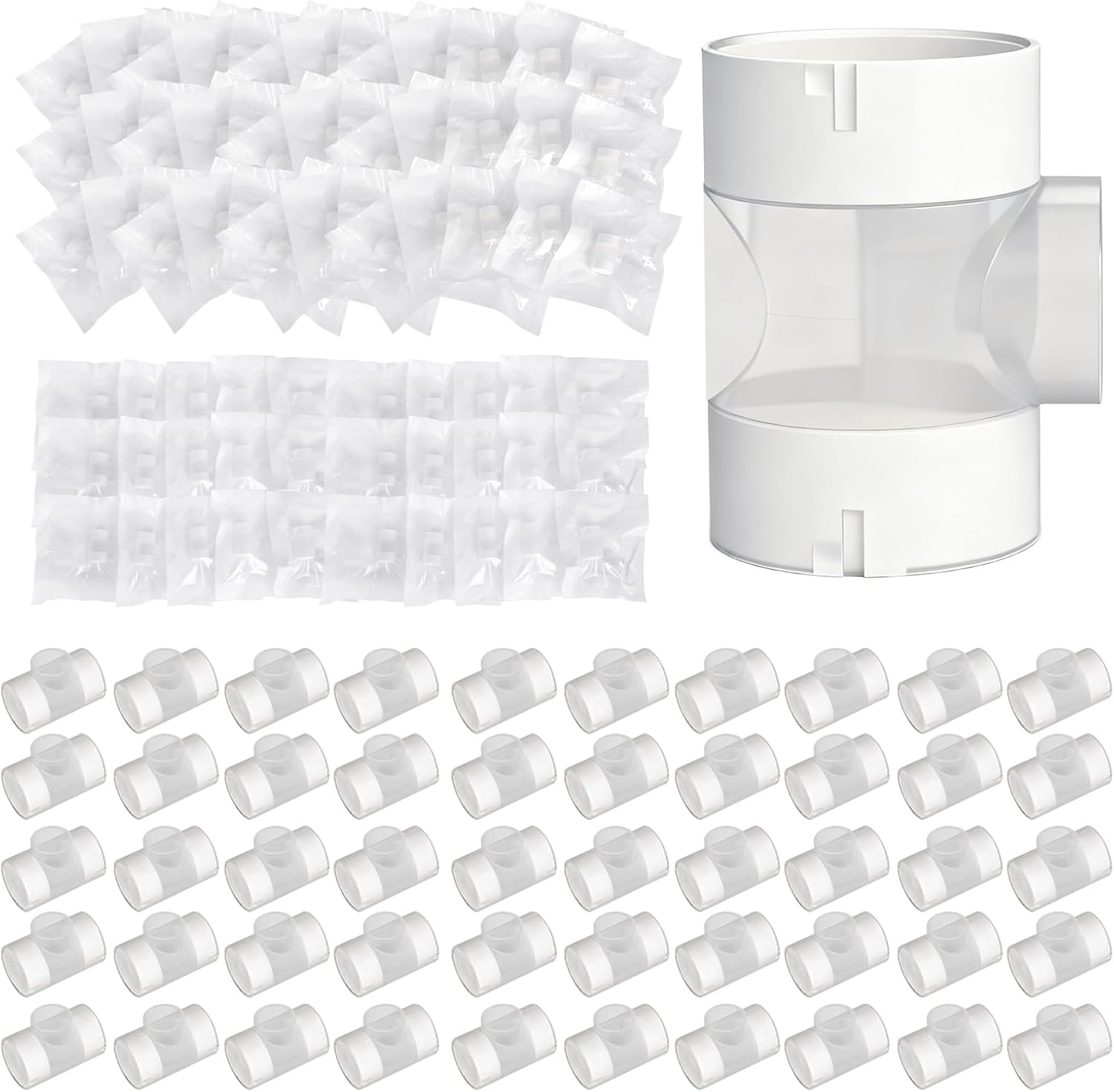 52 Pcs Tracheostomy HME Heat Moisture Exchanger Tracheostomy Supplies Individually Package Tracheotomy Humidifier for Tracheotomy Patients