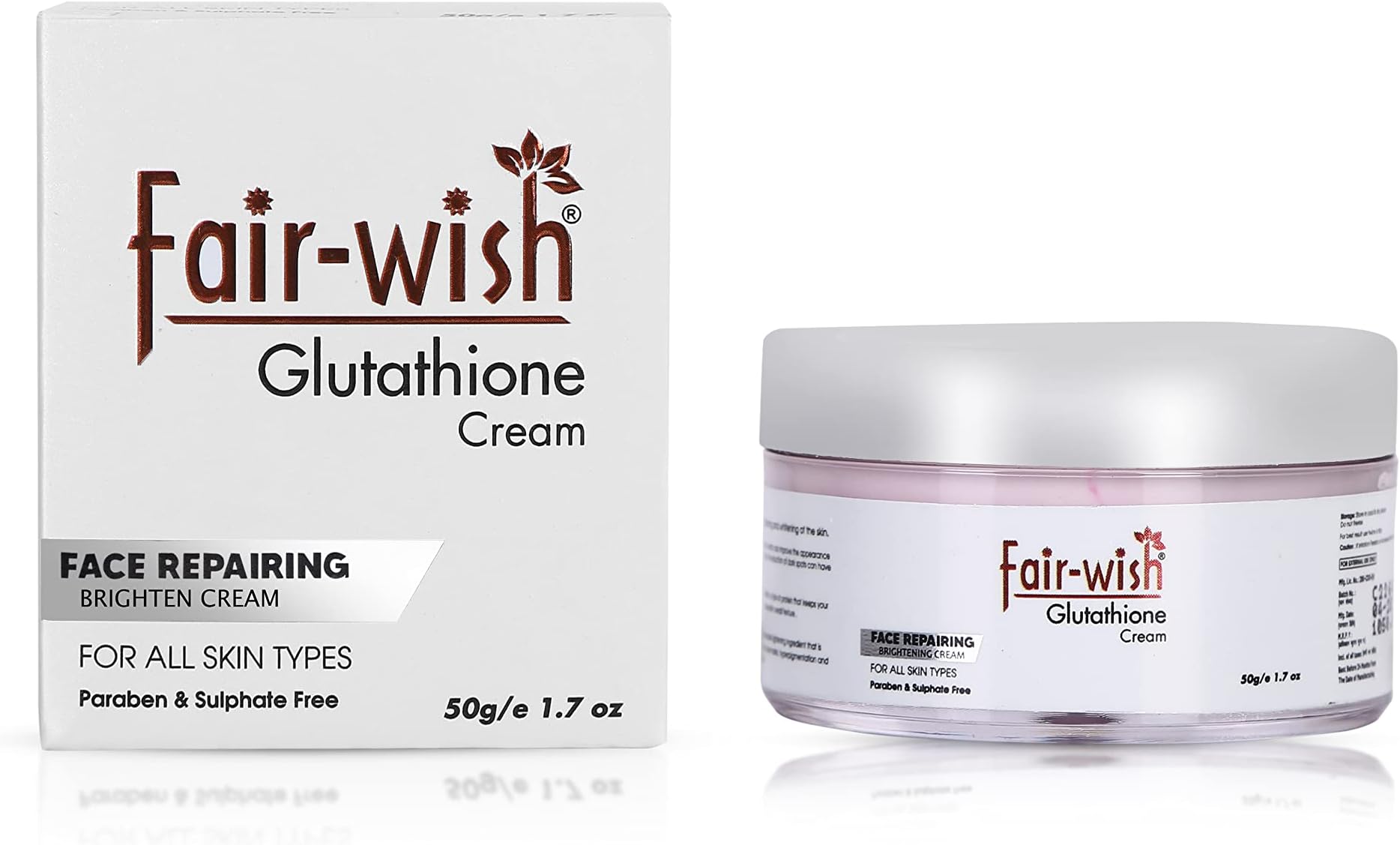 Fair Wish Cream Glutathione Skin Whitening Cream For Men And Women (50 G)