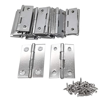 20 pcs 2inch Stainless Steel Door Hinge with Screws ?Cabinet Furniture Hardware Replacement
