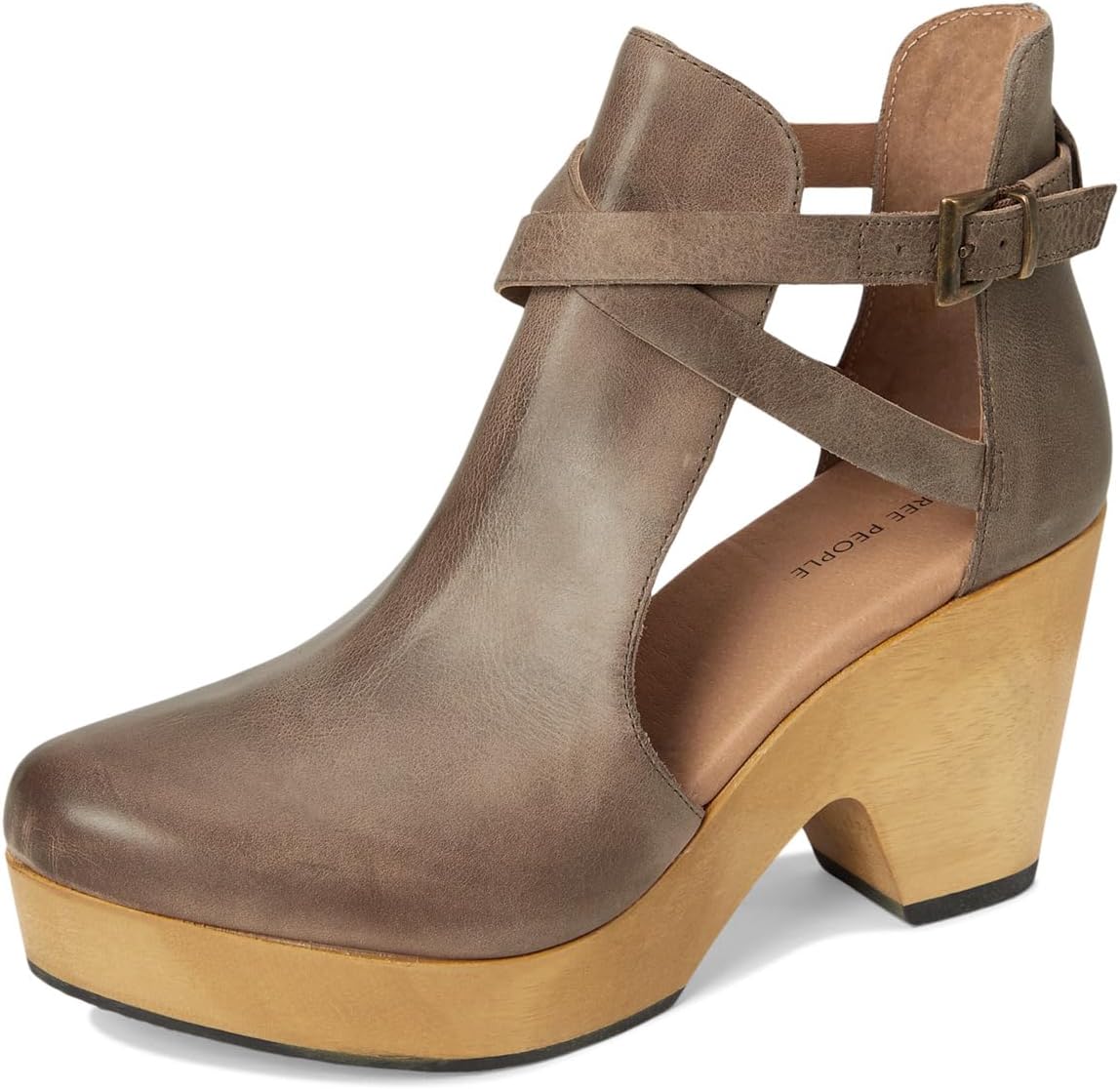 Free People Womens Cedar Leather Clogs