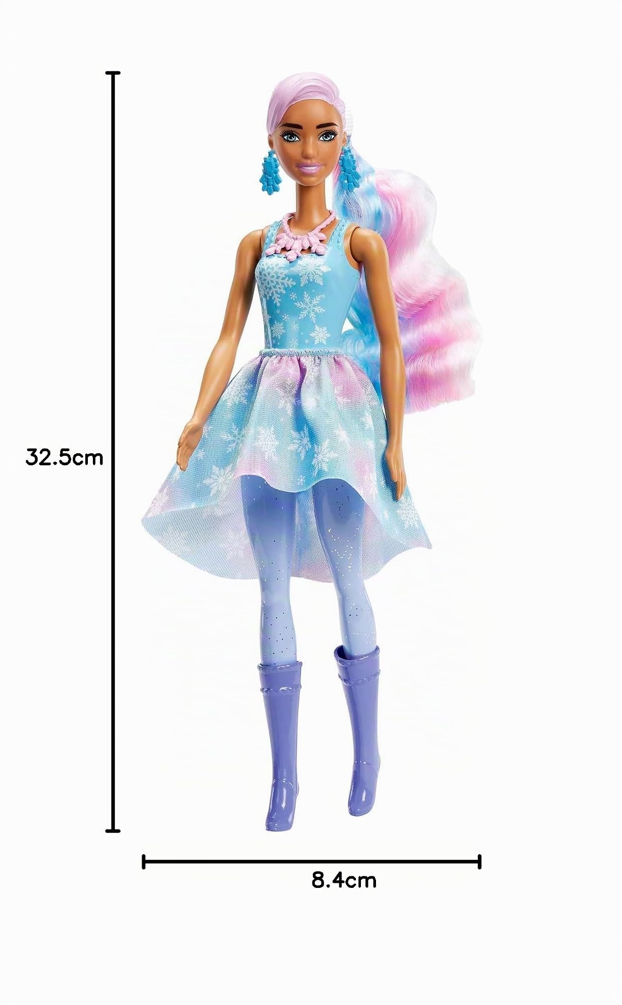 Barbie Color Reveal Calendario de adviento con muñeca que desvela su color en el agua y accesorios sorpresa, regalo de Navidad +3 años (Mattel HJD60)