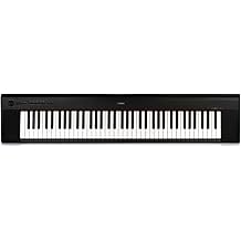 Yamaha Piaggero 76-Key Lightweight Portable Keyboard, Premium Yamaha Voices, Graded Soft Touch Keys, Black NP32B