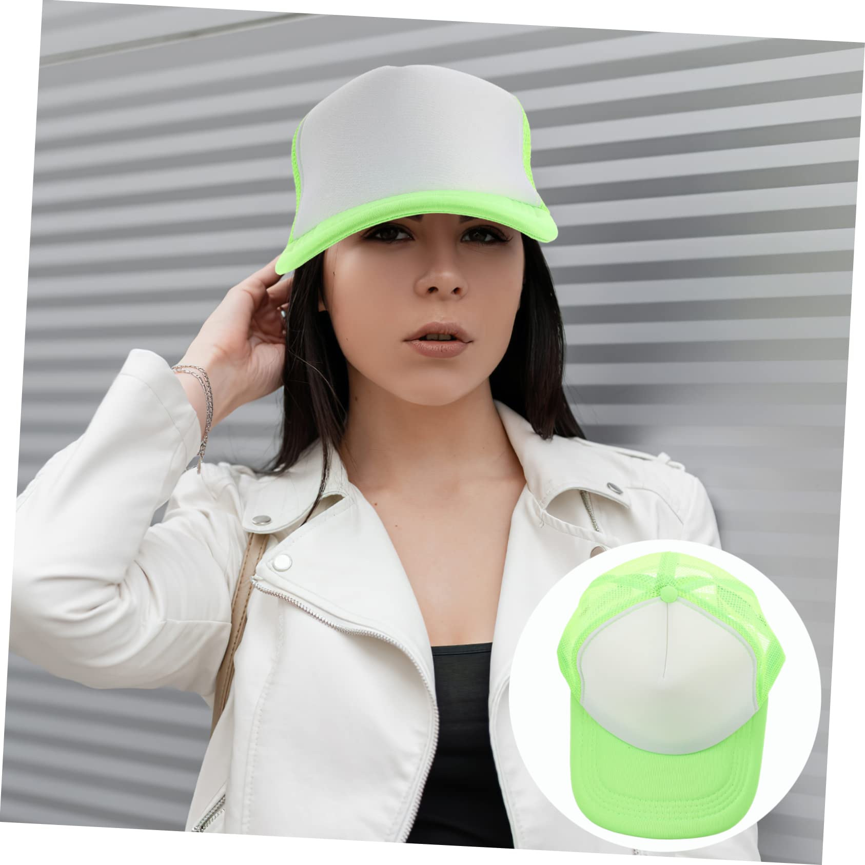 GALPADA 10pezzi Trucker Unisex per Sublimazione Sportivi Vuoti Rete Traspirante per Personalizzata per attività Outdoor e