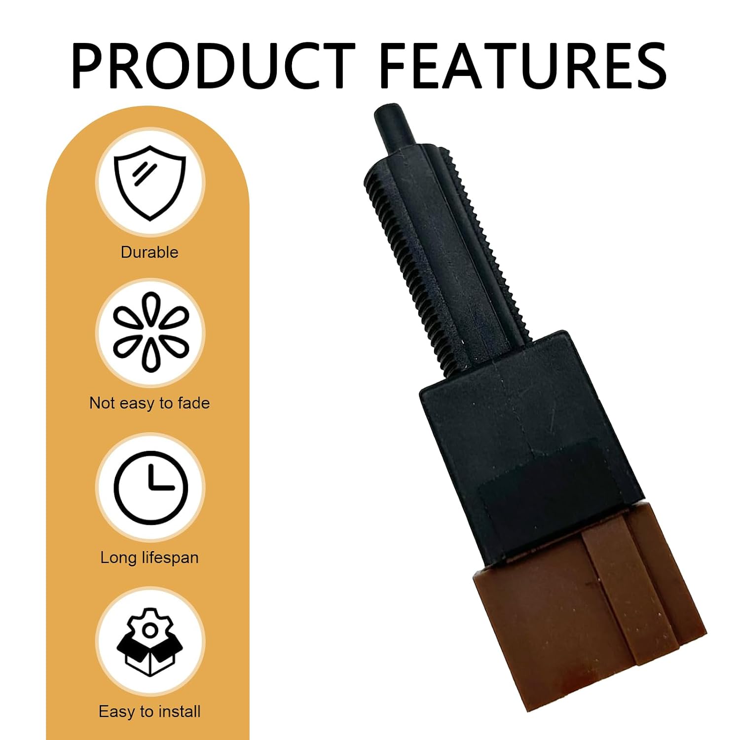 Brake Light Clutch Switch, Cruise Control Cutout Switch, OEM #25300-3RA0A 25300-4M400 25300-AT300 25300-AT30A, Compatible with Infiniti Nissan Models (Black)