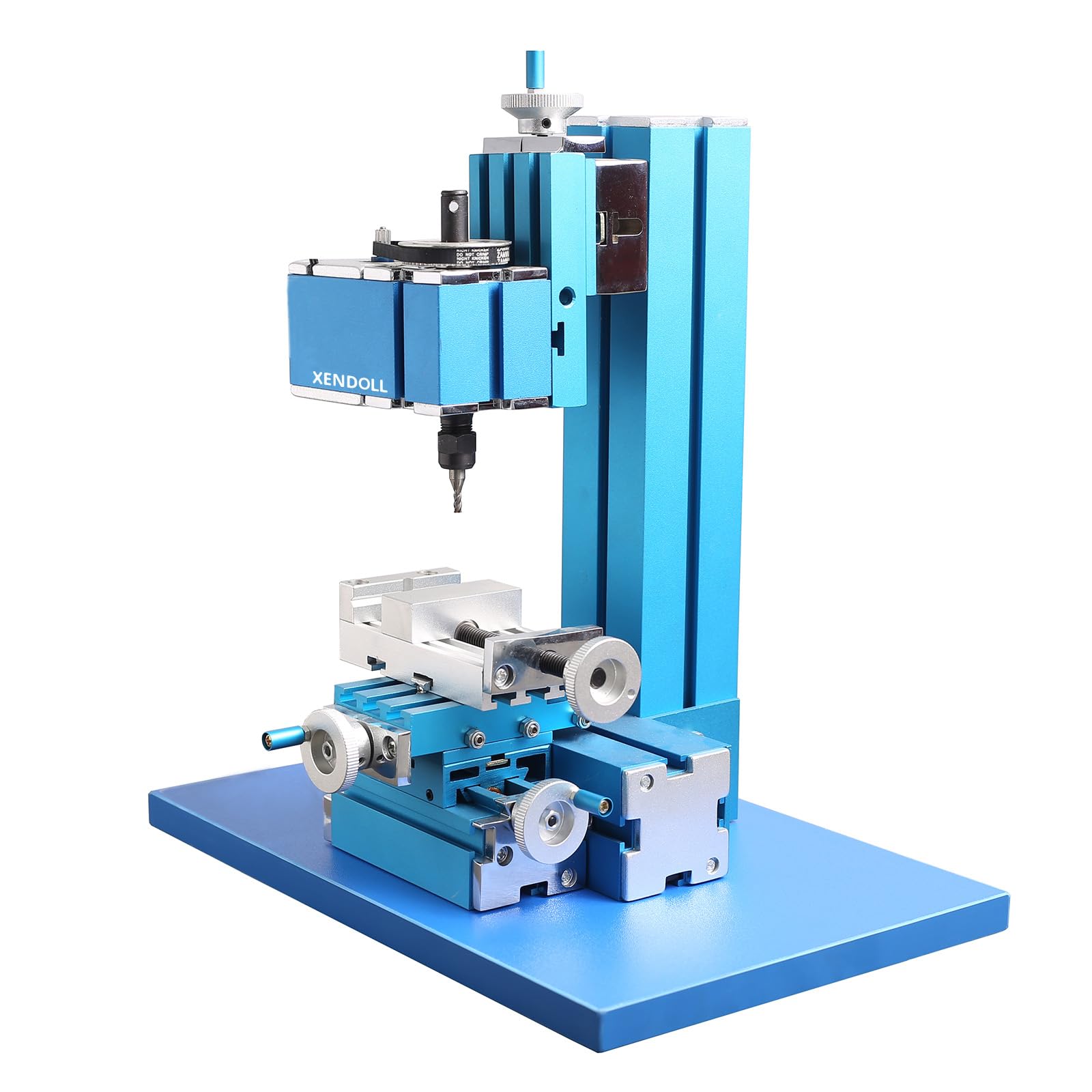 XENDOLL Power metal milling machine,Hobby use, small size,mini milling machine,garage workshop tools,timber,wood,metal friendly,24 Watts,W104MA,Stem education