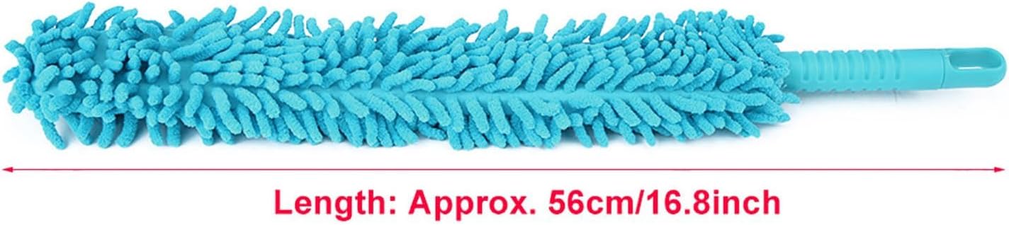 Headerbs Car Wheel Cleaning Brush, Long Soft Flexible Microfiber Cleaning Brush Car Wash Tool Wheel Cleaner
