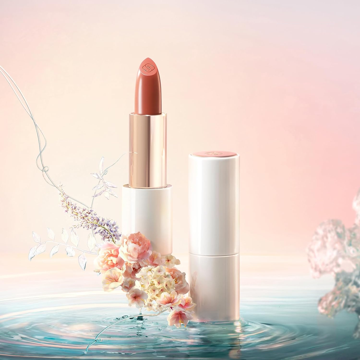 FLORASIS Flawless Jade Essential Hydration Lipstick Lip Stick Makeup for Women (L103 Ruby Jam, 1 Count)