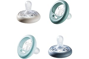 Tommee Tippee Ultra-Lite Soother Night-Time - Closer to Nature - Pack of 4