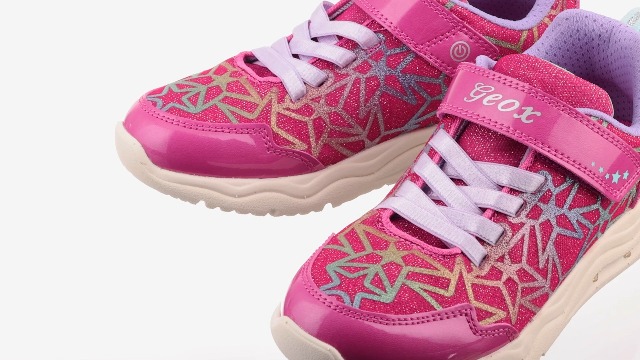 Geox J Loftus Girl Scarpe - Bambina, Nere, Taglia 28 EU, Comode E Traspiranti Geox Tecnologia Respira