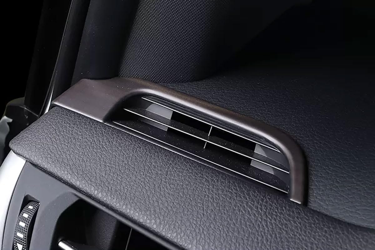 Upper Air Vent Cover Trims Compatible with Toyota Sienna 2021 2022 2023 Dashboard Air Vent Trims Wind Outlet Cover Interior Car Accessories ABS 1PCS (Peach Wood Style)