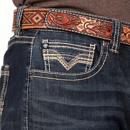 Rock & Roll Pistol Straight Dark Wash Jeans3