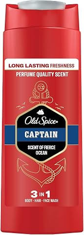 Old Spice Captain Erkek 3’ü 1 Arada Duş Jeli & Şampuan 90 Mililitre