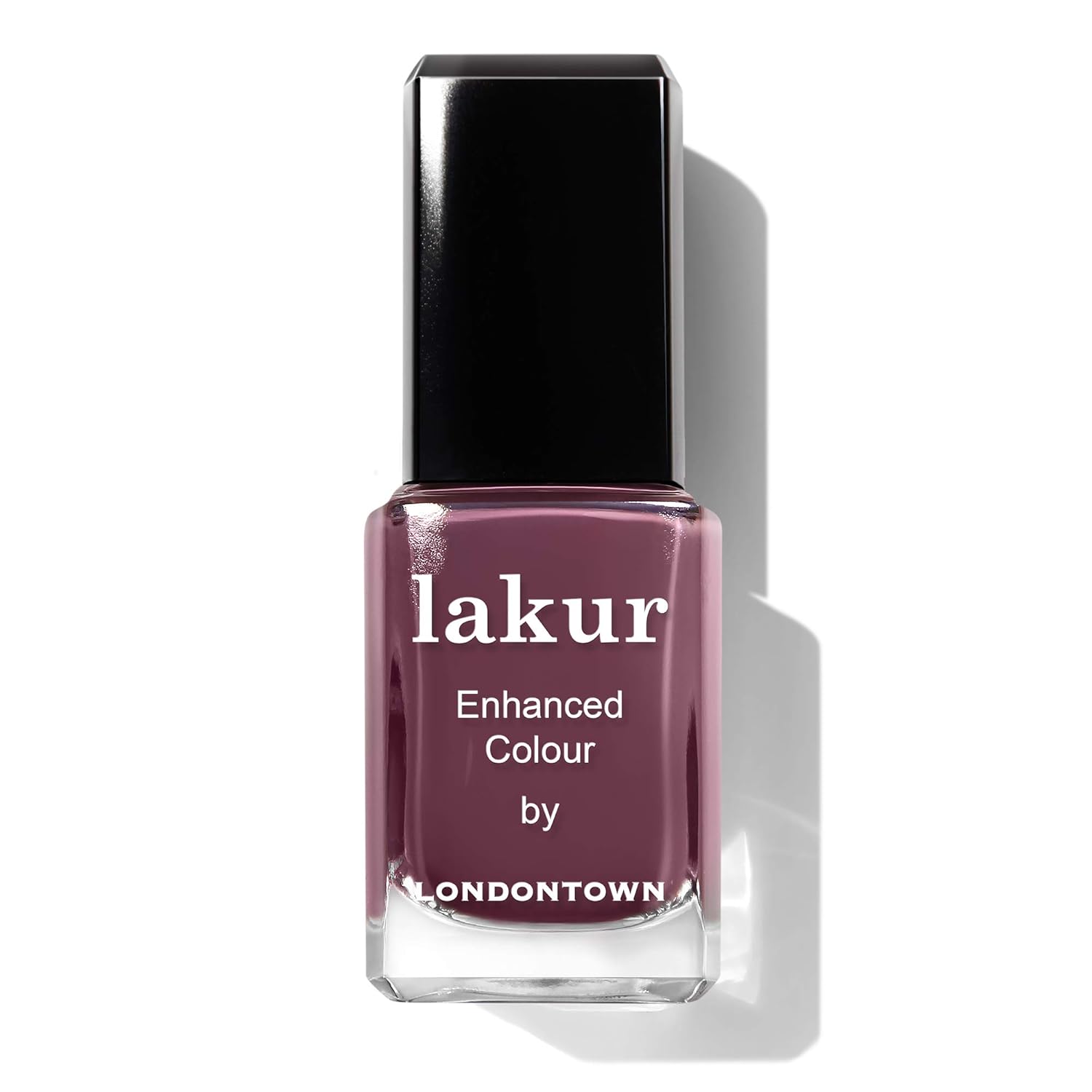LONDONTOWN lakur Nail Polish - Chip-Resistant, Non-Toxic, Conditions & Hydrates Nails | Glossy Mauve Plum, Save the Queen, .40 fl oz - Image 7