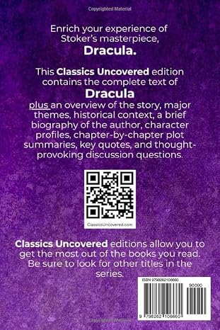 Dracula (Classics Uncovered Edition): Complete Text and Study Guide