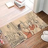 Antidérapant : le tapis a un support en latex antidérapant, forte résistance pour l’utilisation à long terme. Pour l’effet optimal, veuillez assurer que le sol est sec avant la mise. Le tapis de bain est sûr et il se fixe fermement, adapté aux enfants et aux animaux domestiques.