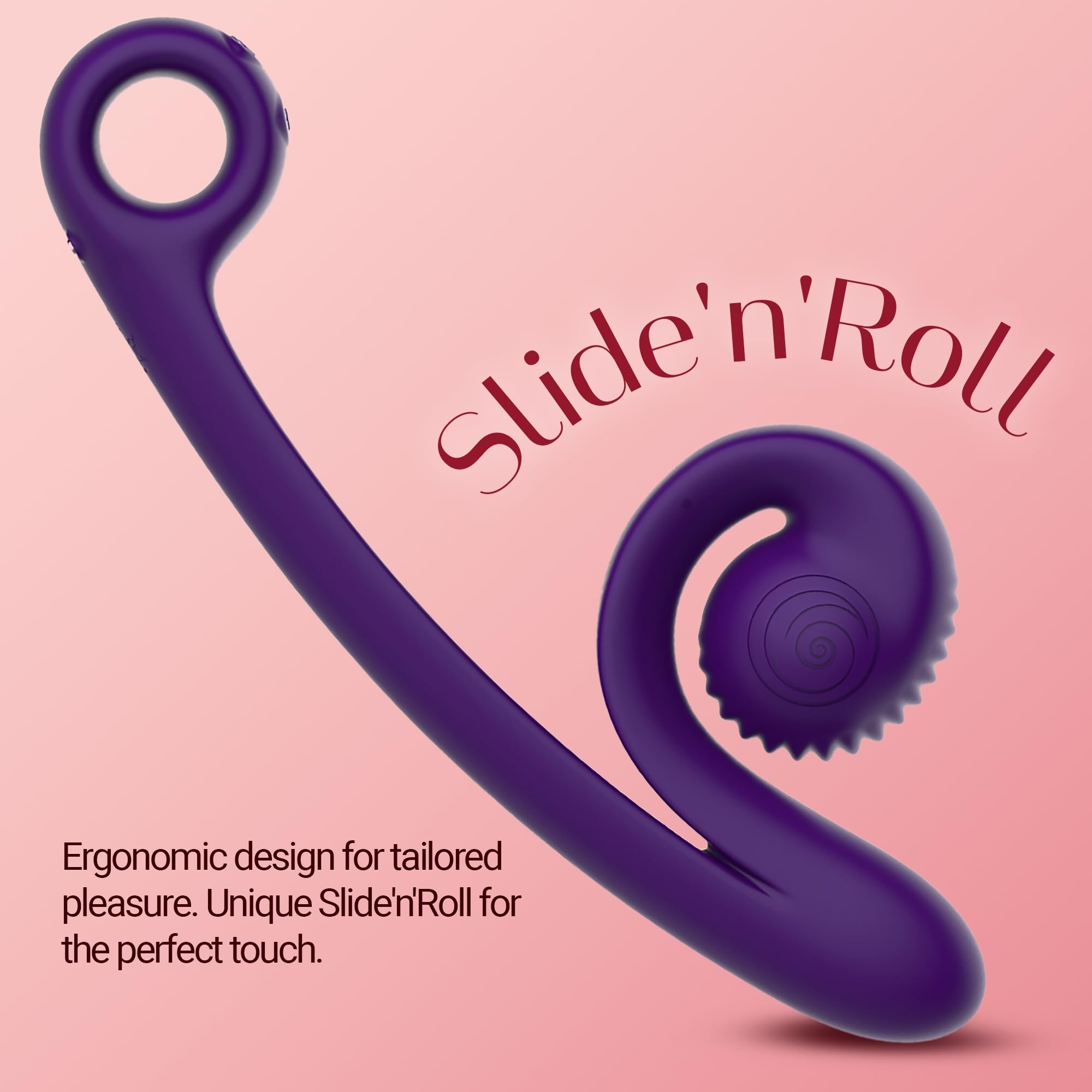 Snail Vibe Curve Vibratore Viola 12cm